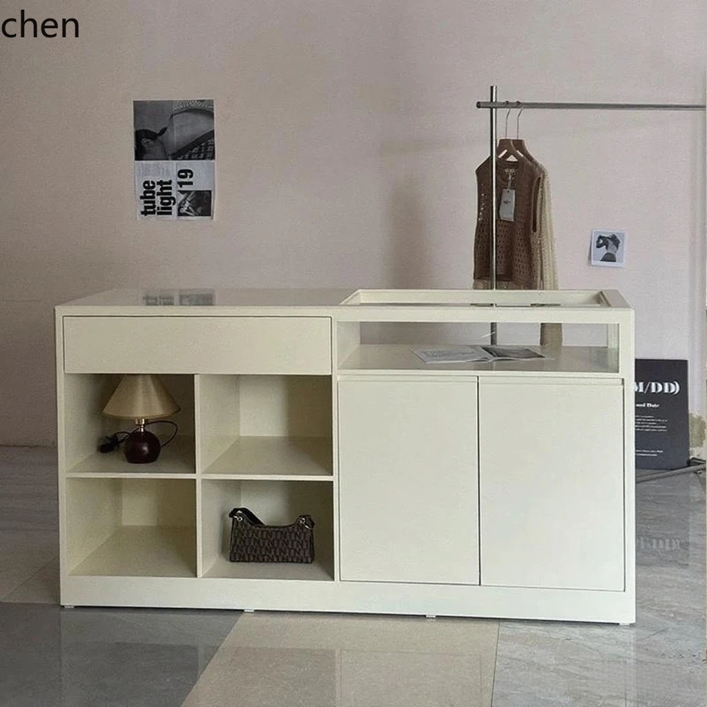 Desk Setup For Office - HYS Clothing Store Island Table Shop
