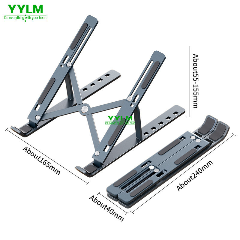 Desk Setup Pink - YYLM N3 Portable Laptop Stand Aluminum