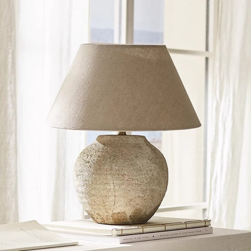 Desk Setup Japan - Japanese Wabi-sabi Ceramic Floor Lamps Bedsides