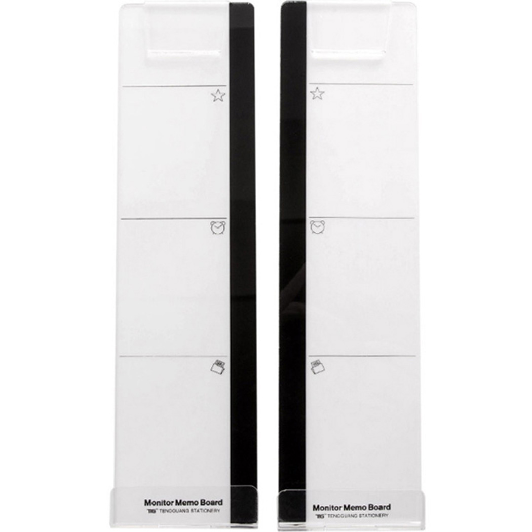 Sticky Memo Holder - Creative Acrylic Monitor Message Memo Board