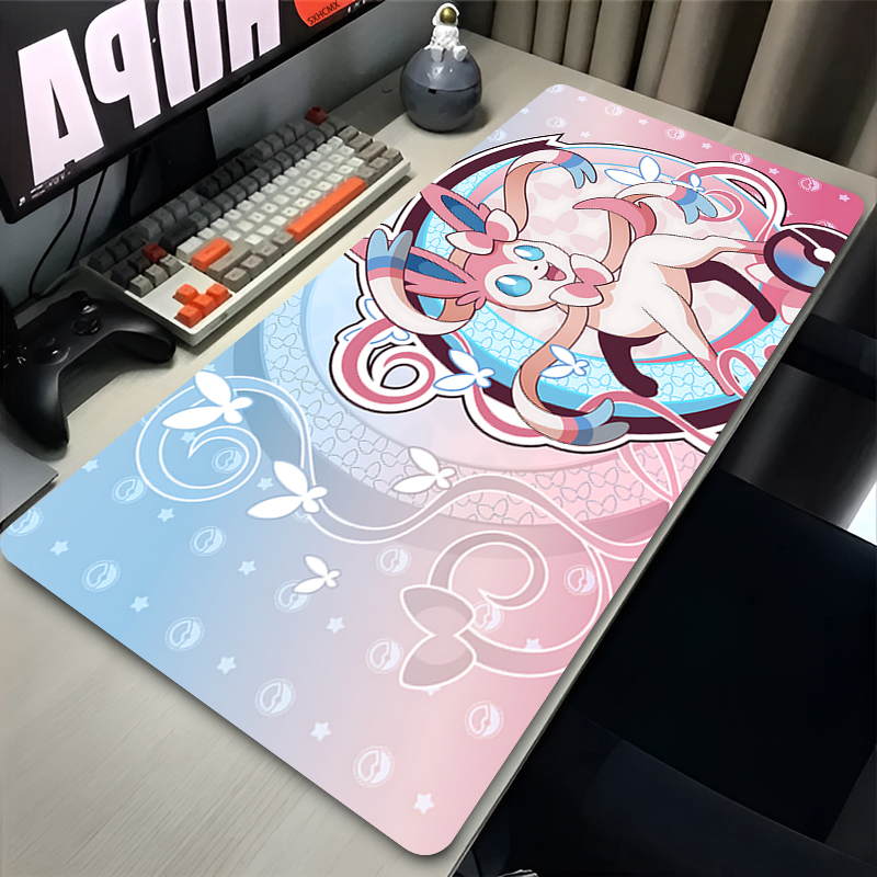 Desk Setup Pink - Large Pink Cute Mousepad XXL Gaming