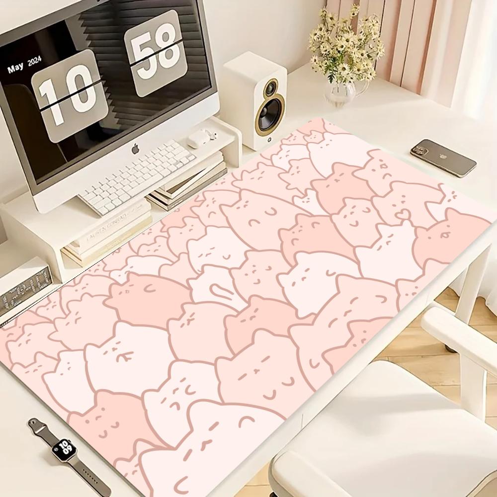 Gaming Mouse Pad,Large Desk Ma - огляд і ціна Desk Setup Pink