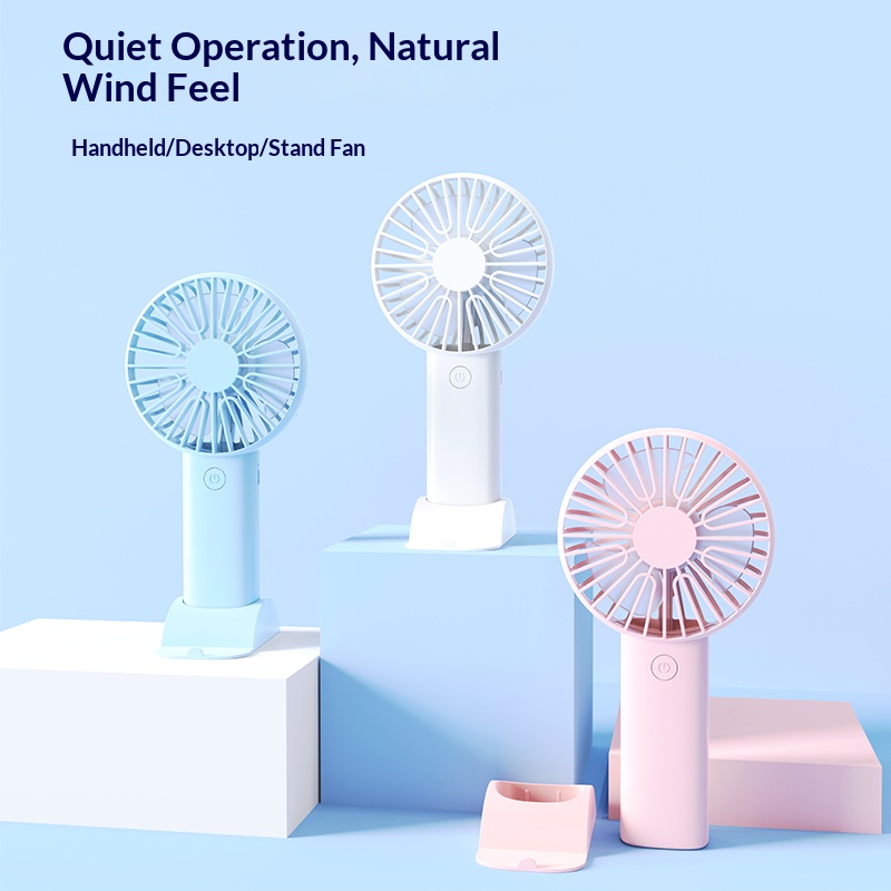 Mini Handheld Fan, 3 In 1 Port - огляд і ціна Fan Desk Small Usb