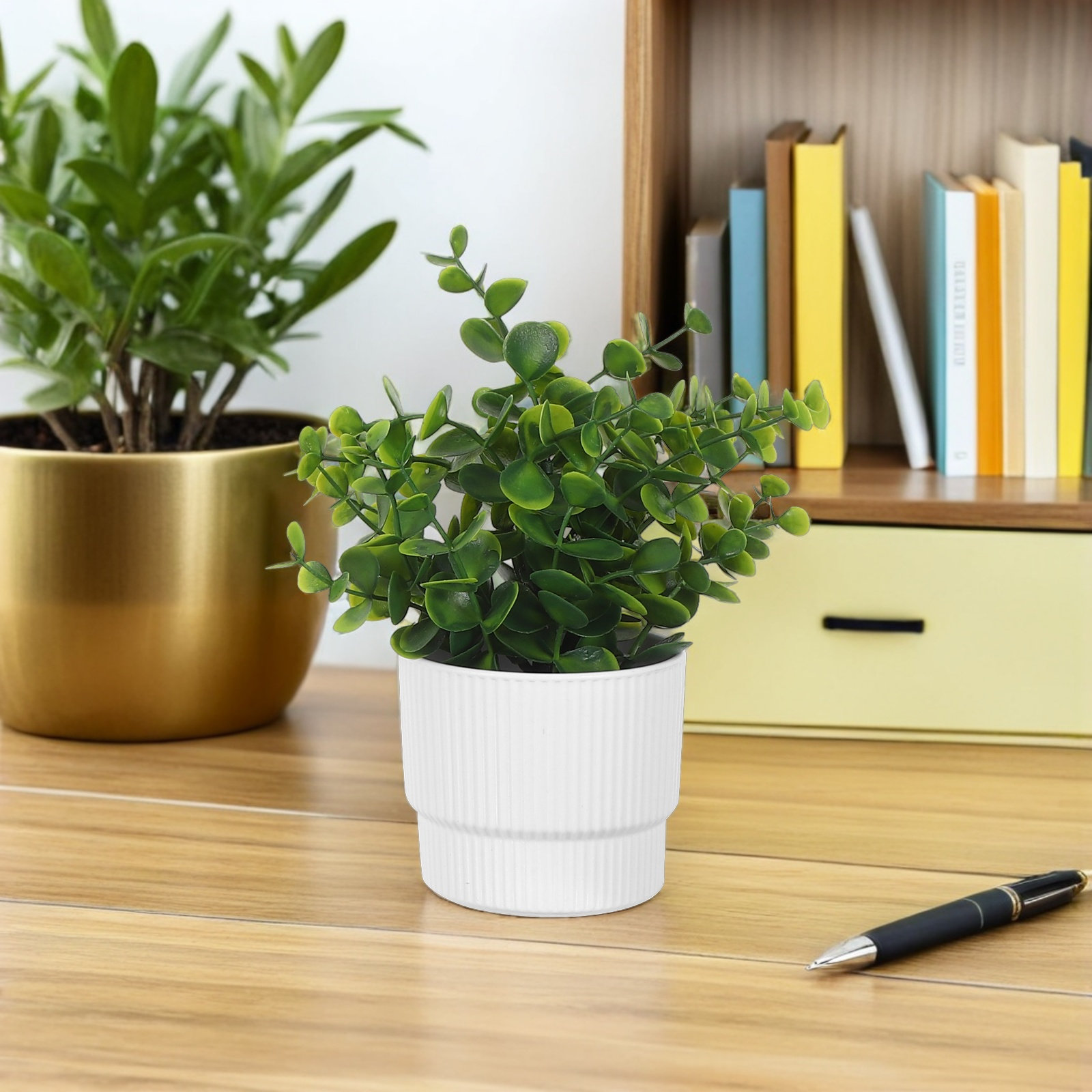 3Pcs Small Simulation Potted E - огляд і ціна Plant Pot Small Desk