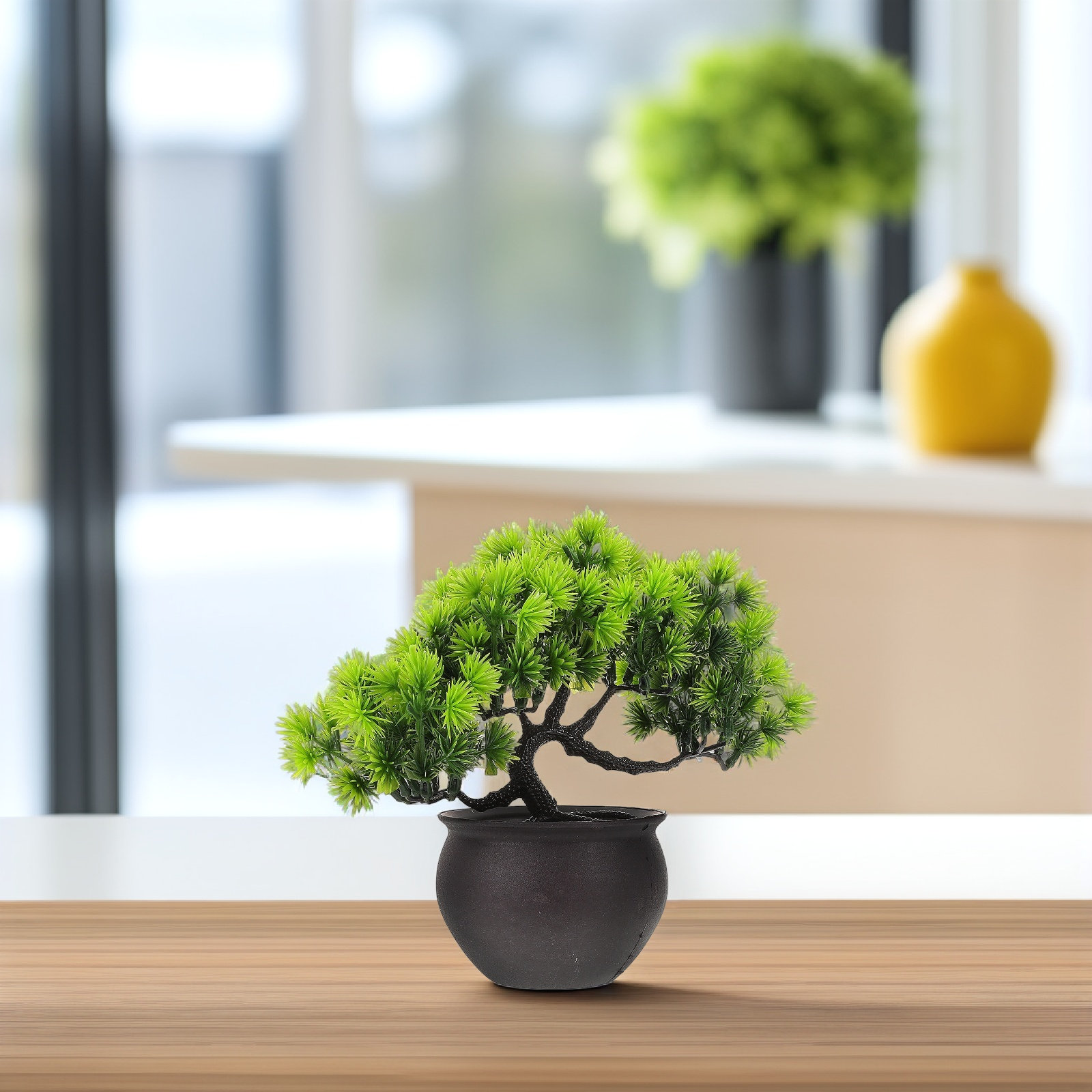 Compact Artificial Pine in Pot - огляд і ціна Plant Pot Small Desk
