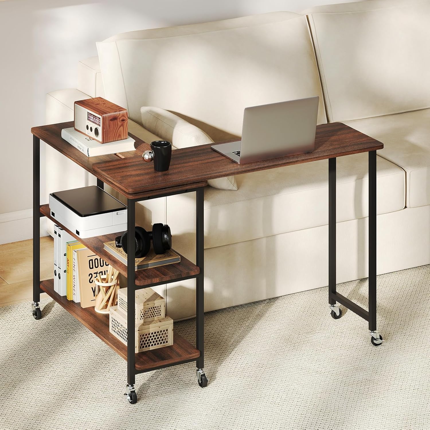 360° Rotating Side Table with  - огляд і ціна Desk Setup Maker