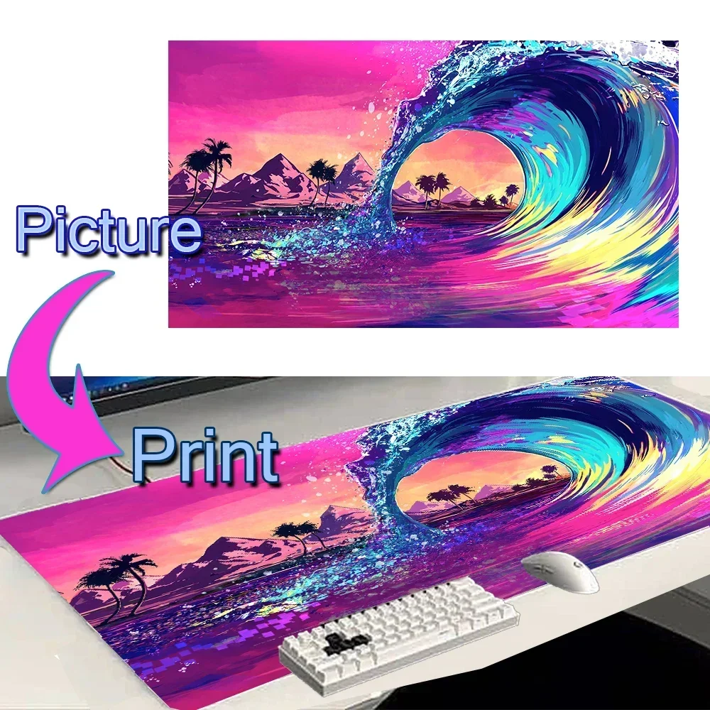 Playmat Custom Mouse Pad Compa - огляд і ціна Desk Setup Pink