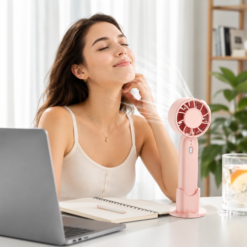 Handheld Fan USB Rechargeable  - огляд і ціна Fan Desk Small Usb