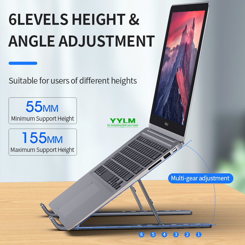 YYLM N3 Portable Laptop Stand  - огляд і ціна Desk Setup Pink