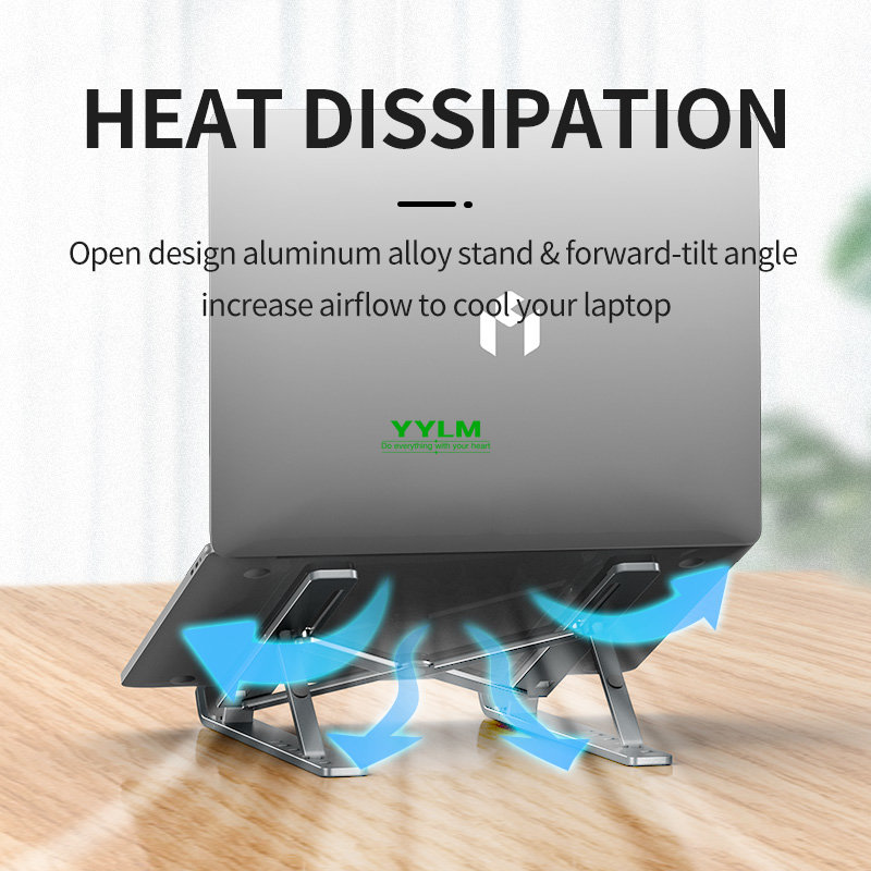YYLM N3 Portable Laptop Stand  - огляд і ціна Desk Setup Pink
