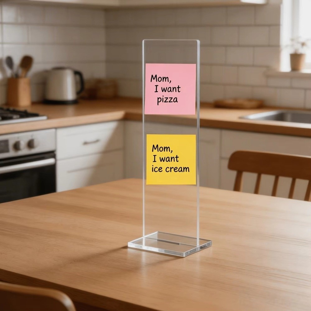 Acrylic Memo Message Board Cle - огляд і ціна Sticky Memo Holder
