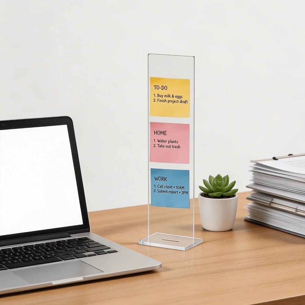 Acrylic Memo Message Board Cle - огляд і ціна Sticky Memo Holder