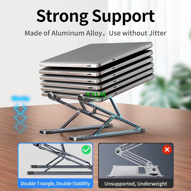 YYLM NEW N8 Adjustable Laptop  - огляд і ціна Desk Setup Pink