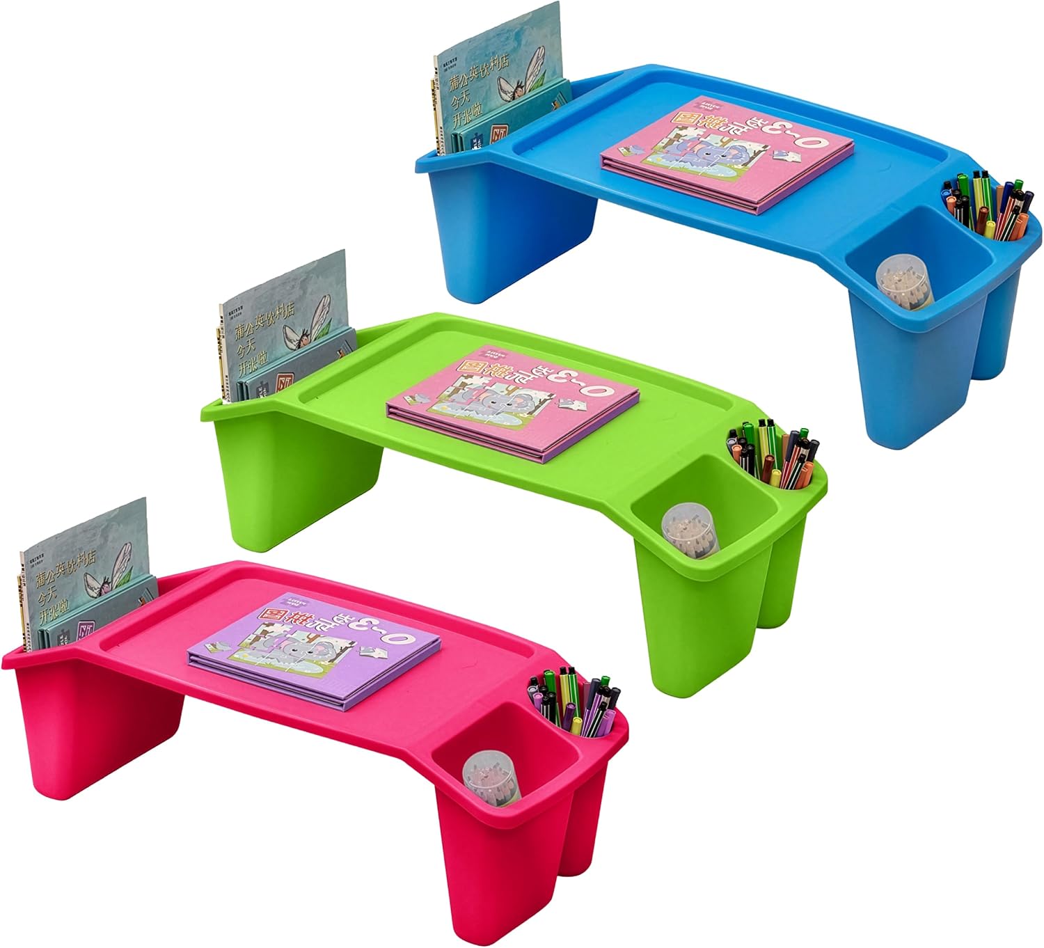 Set of 3 Portable Lap Desks wi - огляд і ціна Desk Setup Pink