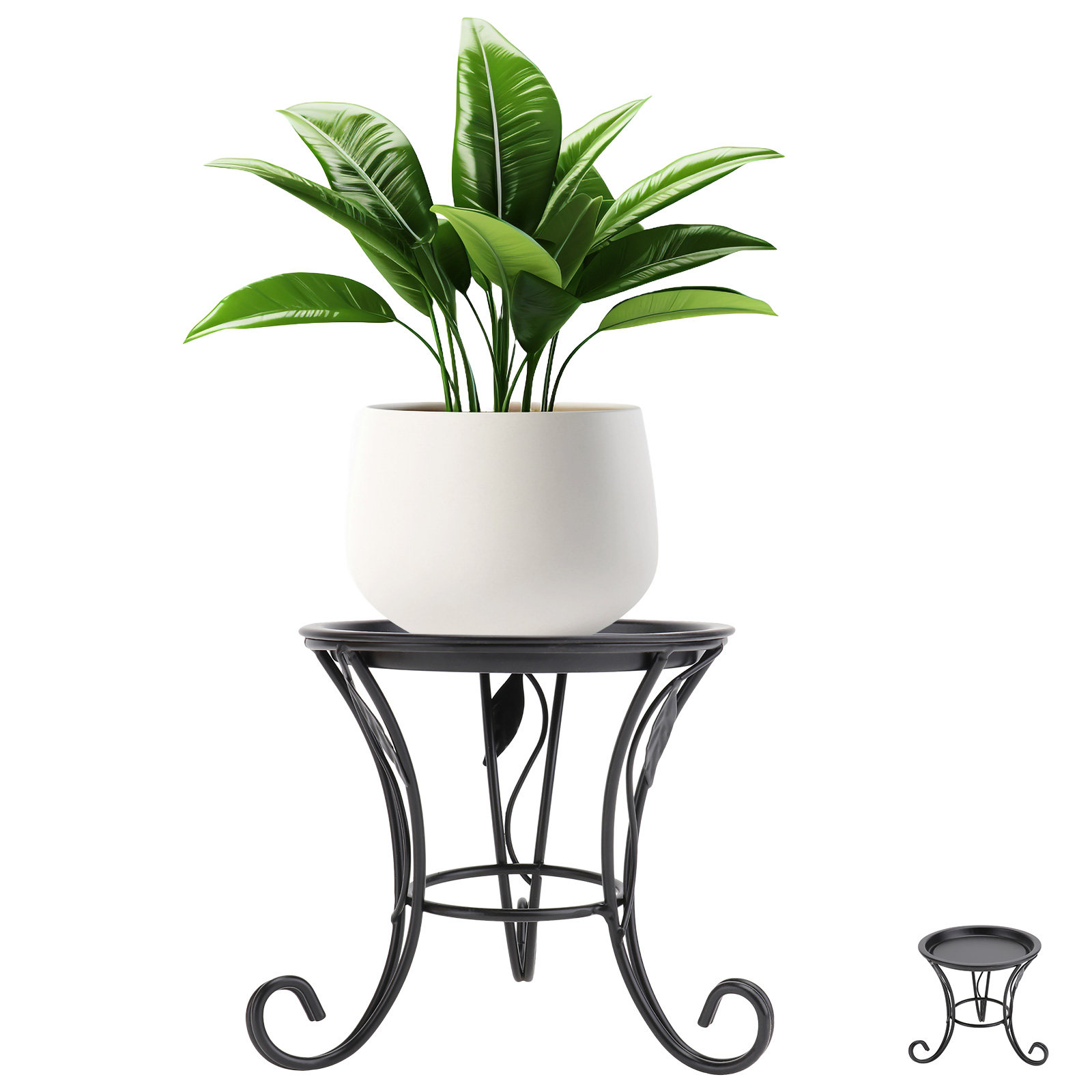 Mini Iron Plant Stand Black Sm - огляд і ціна Plant Pot Small Desk