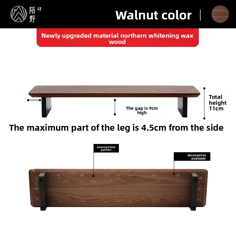 Solid Wood Monitor Riser Stand - огляд і ціна Desk Setup For Office