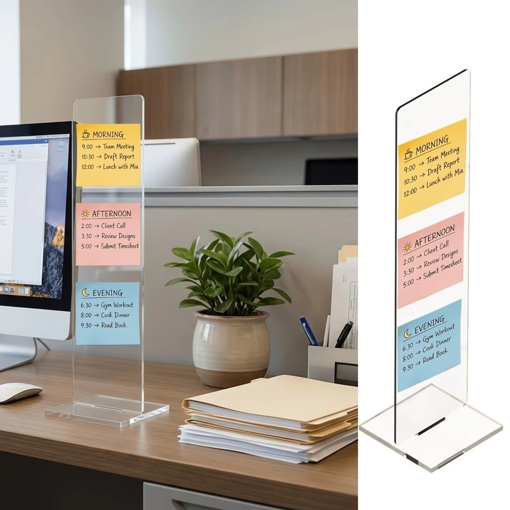 Acrylic Memo Message Board Det - огляд і ціна Sticky Memo Holder