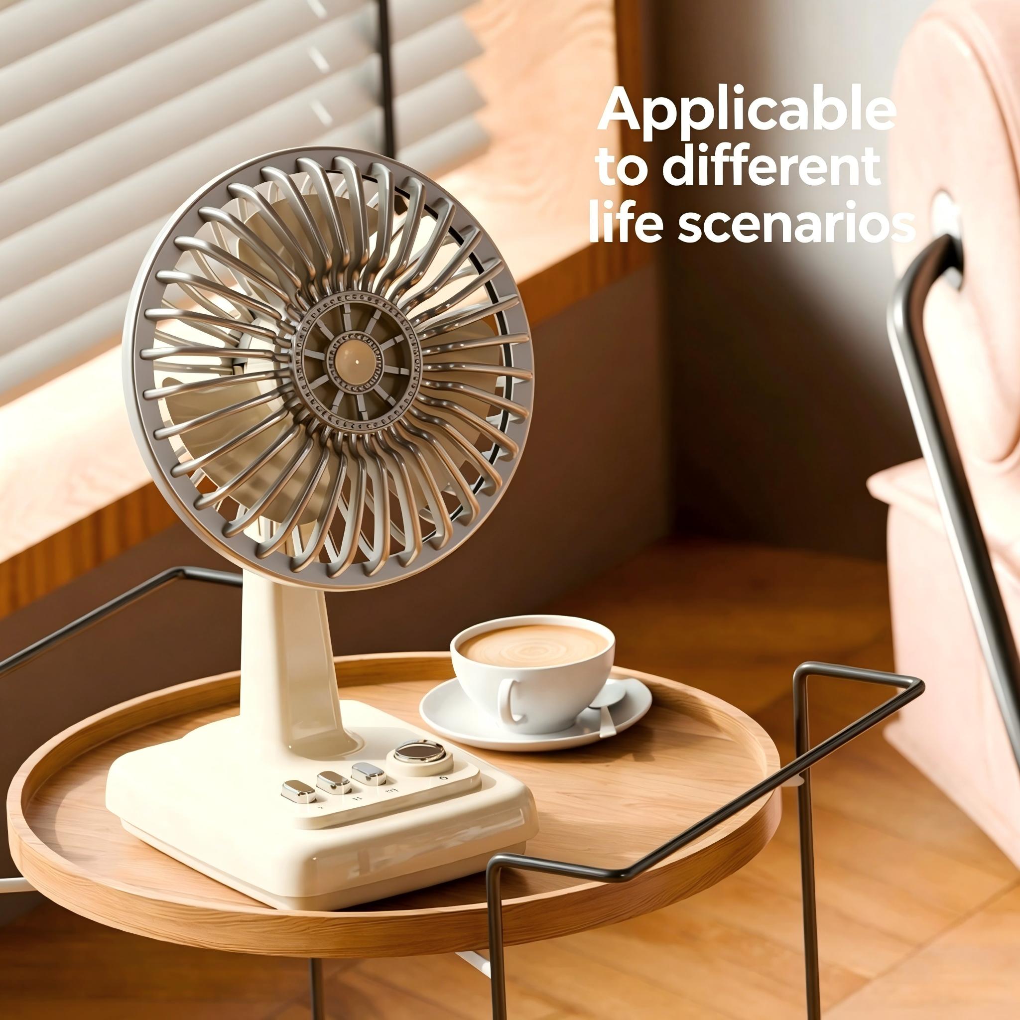 Retro Alloy Desktop Fan 3 Spee - огляд і ціна Fan Desk Small Usb