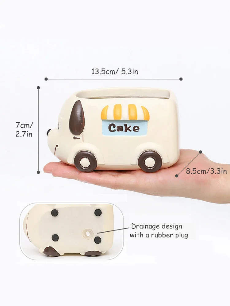 Food Truck Animal Small Plant  - огляд і ціна Plant Pot Small Desk