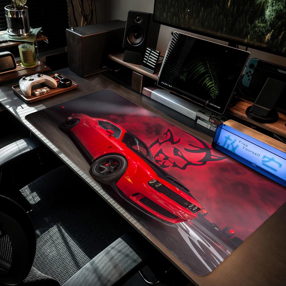 D-DodgeS Car Cool Mouse Pad XX - огляд і ціна Desk Setup Maker