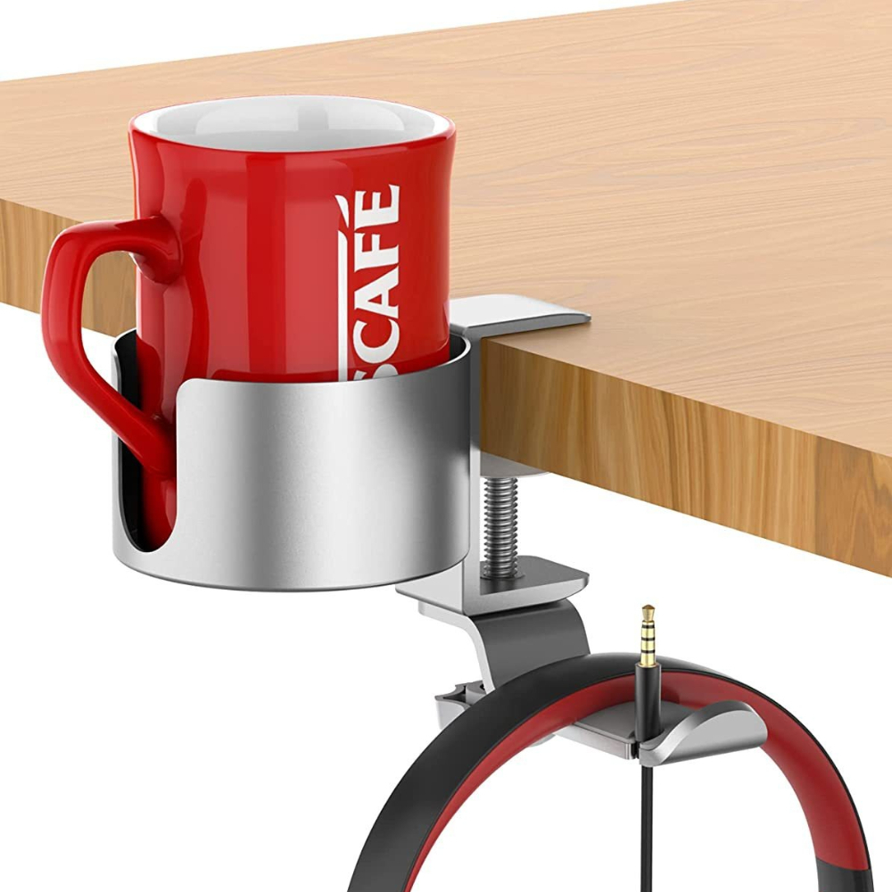 360° Rotating Desk Headphone H - огляд і ціна Desk Setup For Office