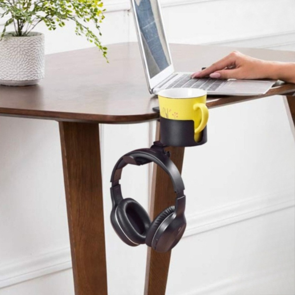 360° Rotating Desk Headphone H - огляд і ціна Desk Setup For Office