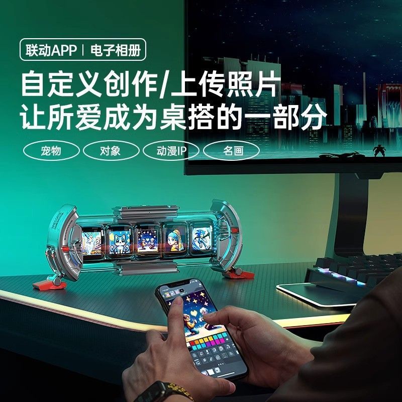 Divoom Time Gate Smart Nixie C - огляд і ціна Desk Setup Japan