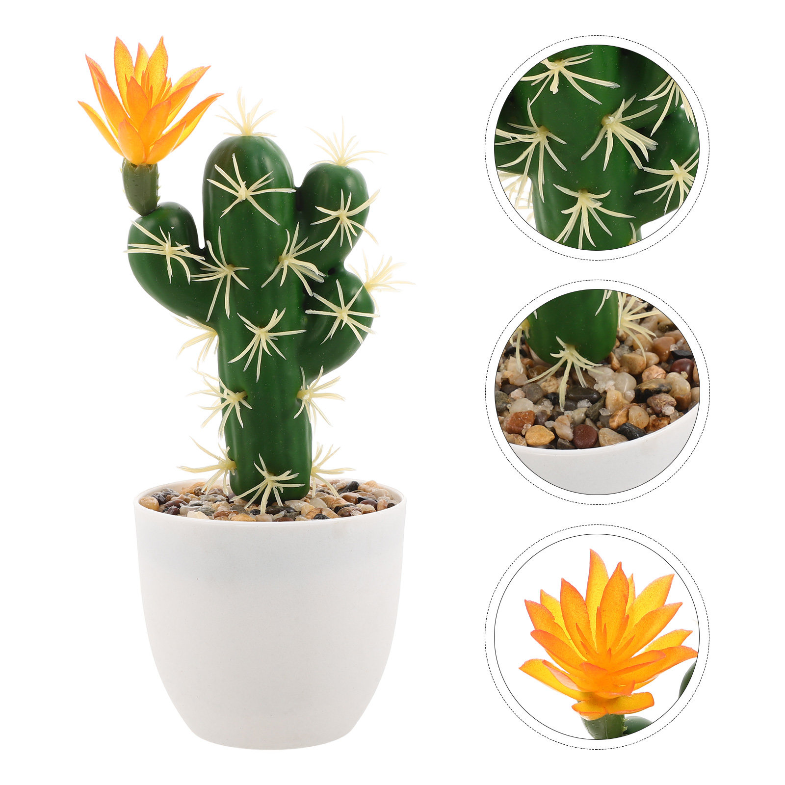 Mini Artificial Cactus Plants  - огляд і ціна Plant Pot Small Desk