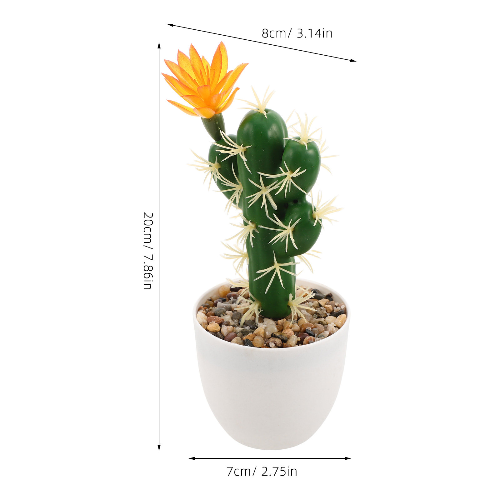 Mini Artificial Cactus Plants  - огляд і ціна Plant Pot Small Desk