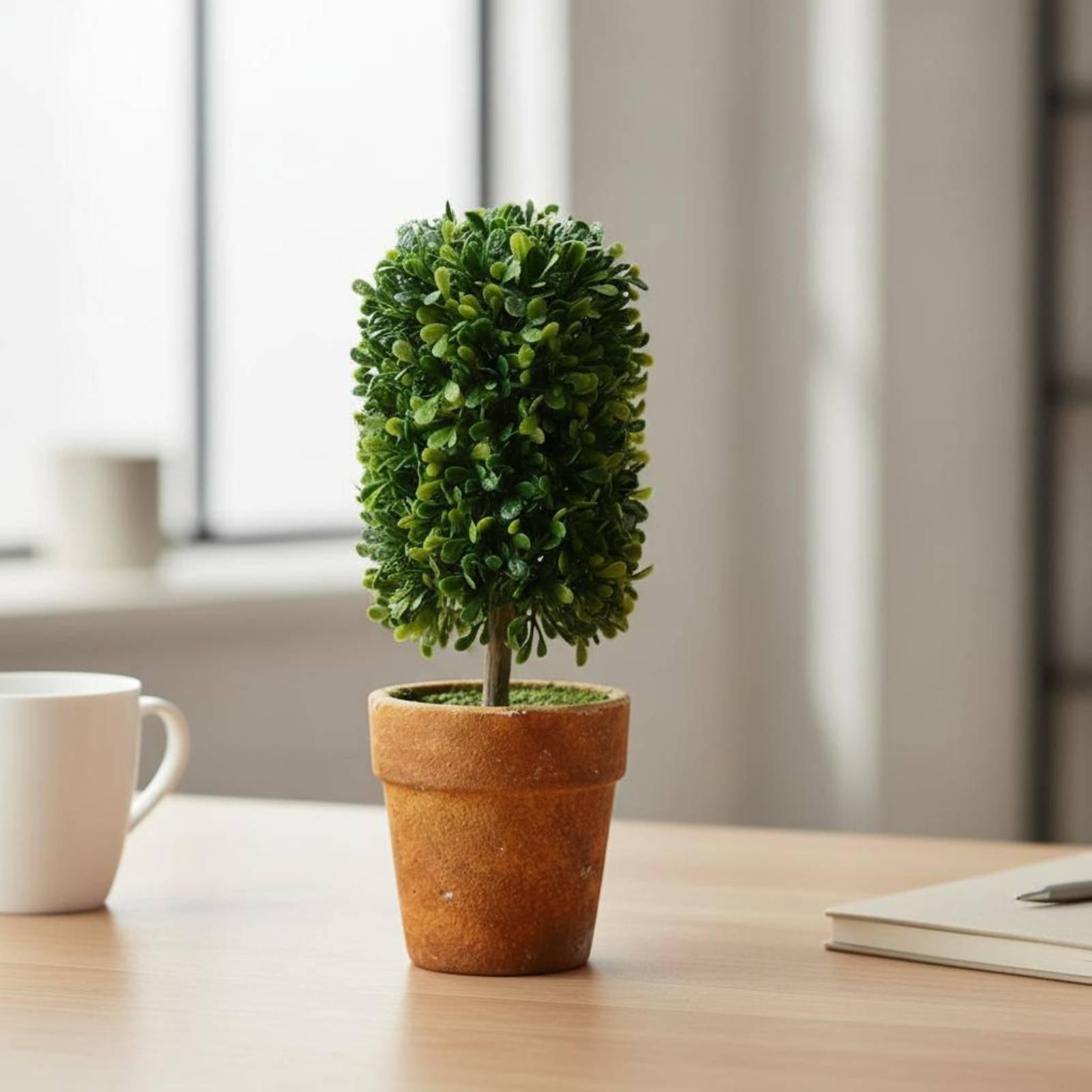 Small Faux Plant Pot Low Maint - огляд і ціна Plant Pot Small Desk