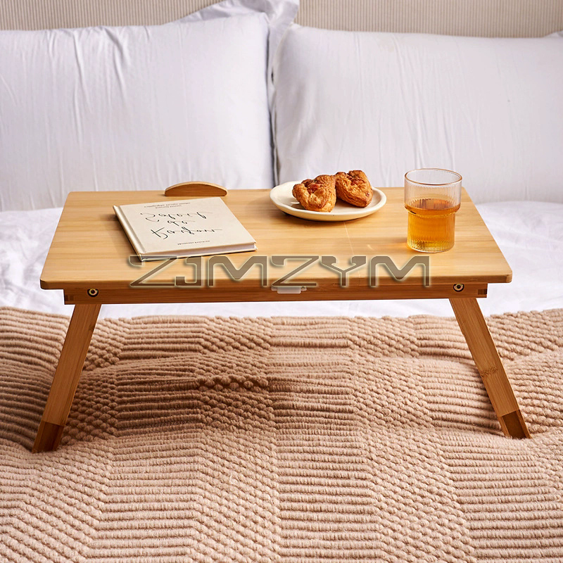 Folding Laptop Table Bamboo Ad - огляд і ціна Desk Setup Maker