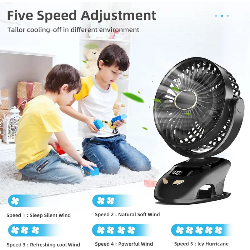 Small Desk Clip On Fan, Portab - огляд і ціна Fan Desk Small Usb