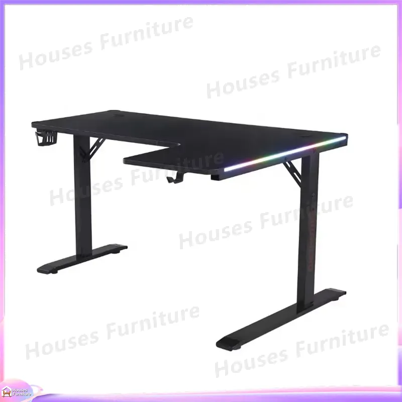Large 160cm Gaming Desk with L - огляд і ціна Desk Setup For Office