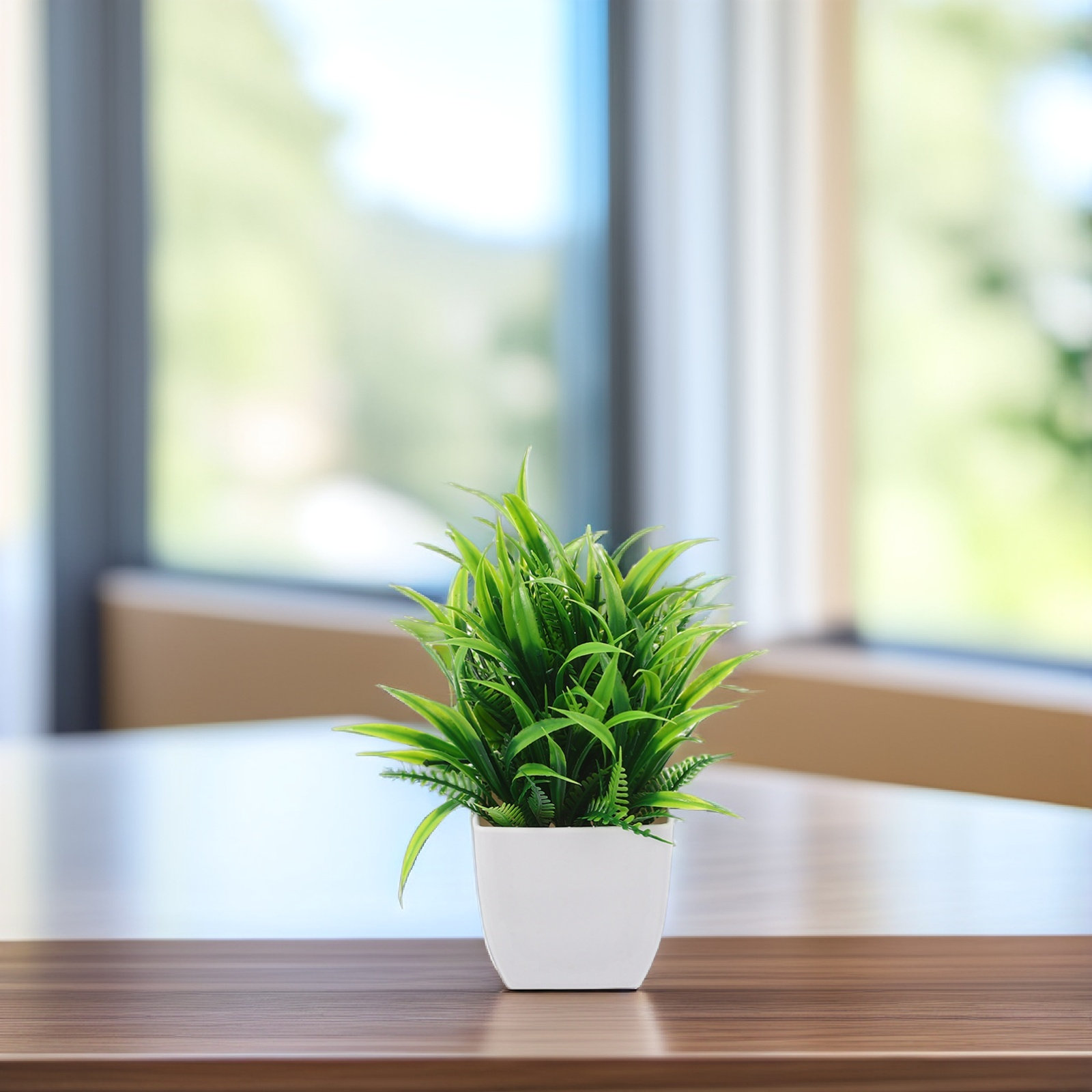 3Pcs Small Artificial Potted P - огляд і ціна Plant Pot Small Desk