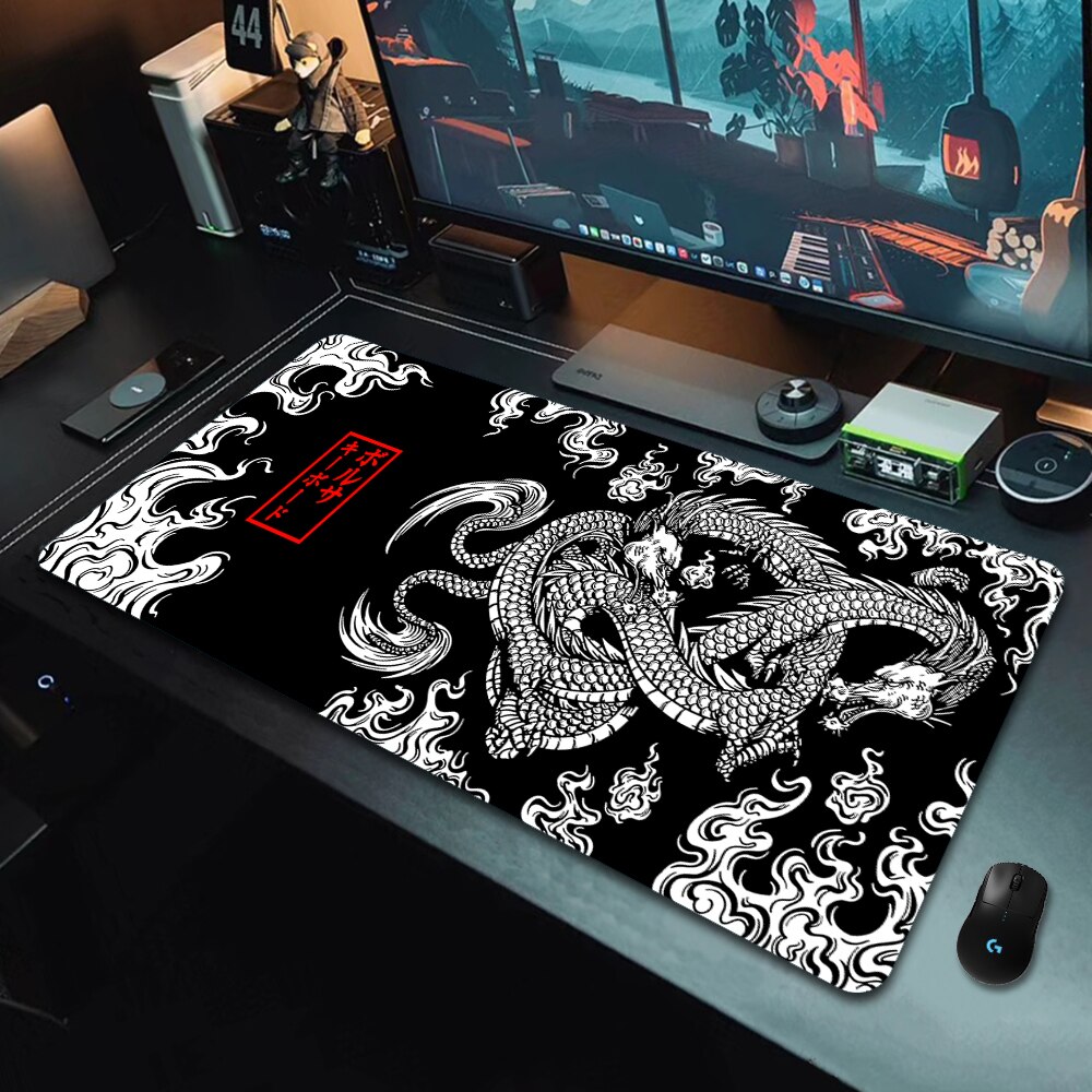 Japanese Dragon Large Gaming M - огляд і ціна Desk Setup Japan