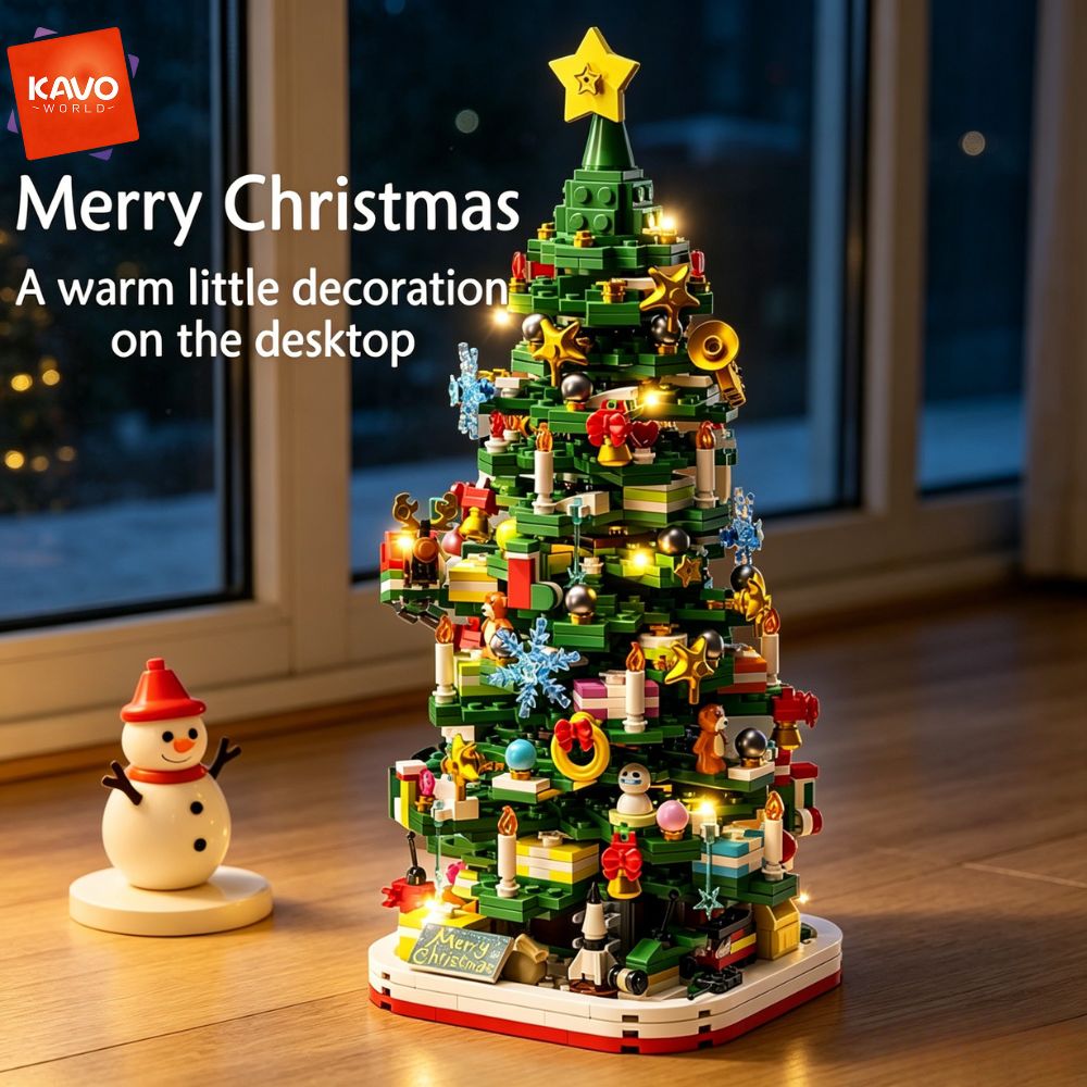 KAVOWORLD 1024pcs Christmas Tr - огляд і ціна Desk Setup Options
