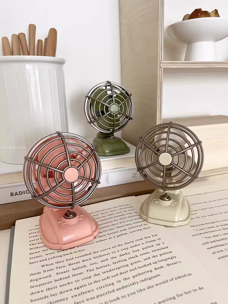 Retro Desktop Small Fan USB Ch - огляд і ціна Fan Desk Small Usb