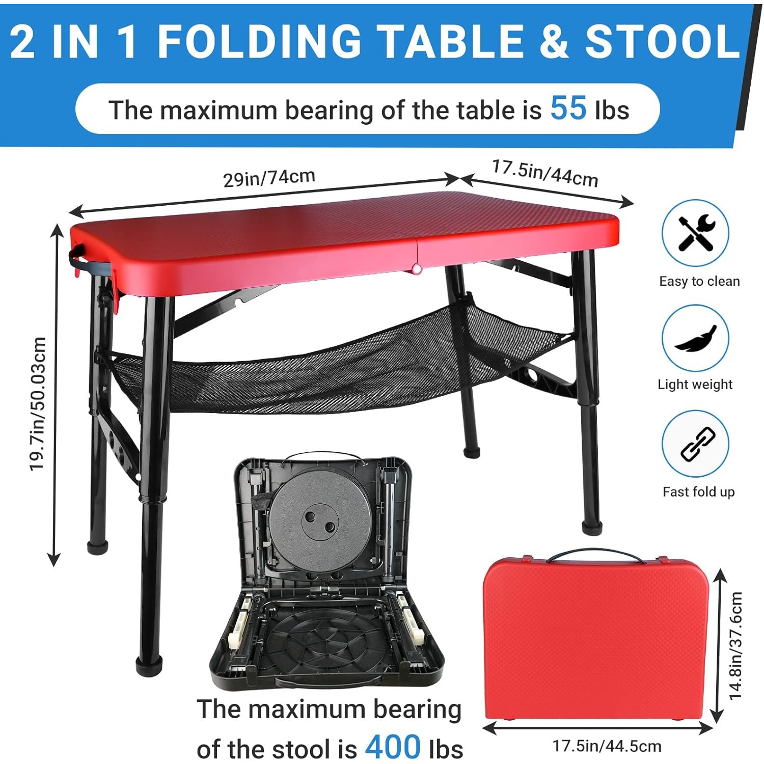 Retractable Folding Table & St - огляд і ціна Desk Setup Maker