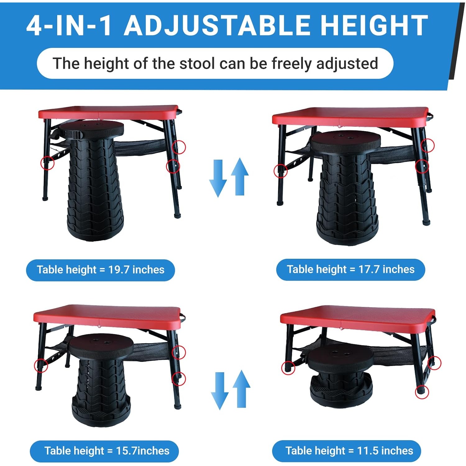 Retractable Folding Table & St - огляд і ціна Desk Setup Maker